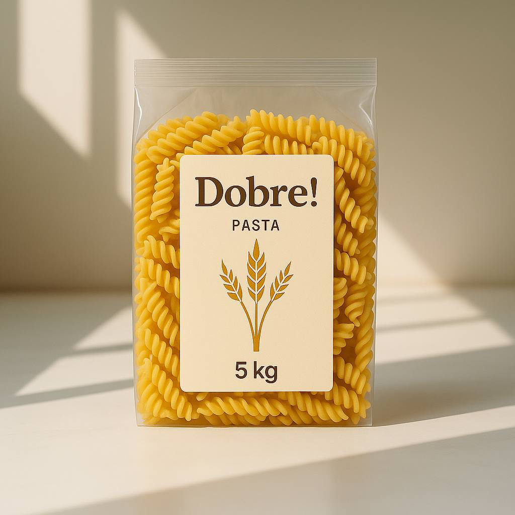 Макаронні вироби з твердих сортів пшениці ТМ "Dobre!", спіраль , 5 кг